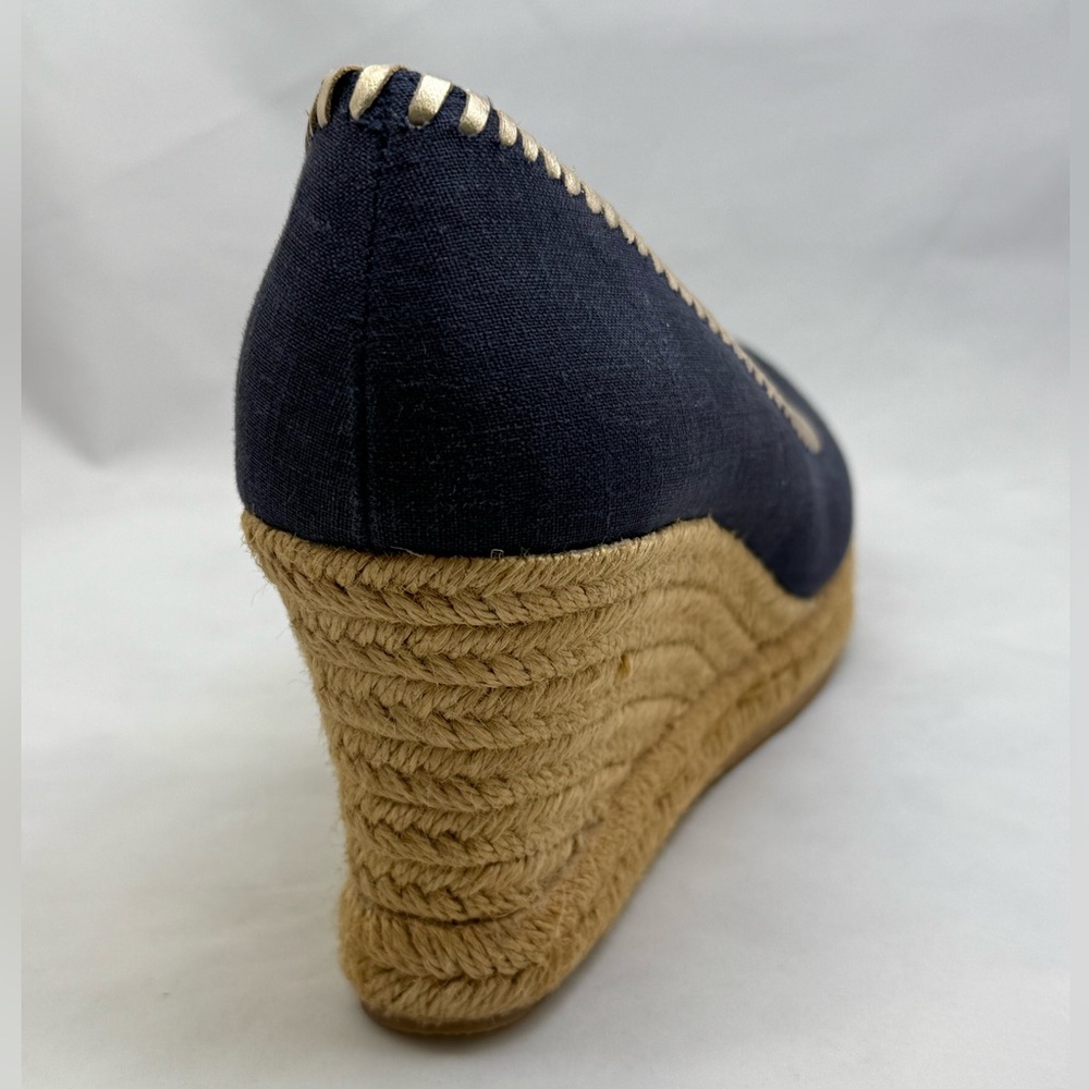 Jack Rogers Navy Espadrille Wedge - Picture 3 of 14